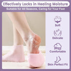 Silicone Moisturizing Foot Socks – Reusable Gel Heel Socks for Dry & Rough Feet Care
