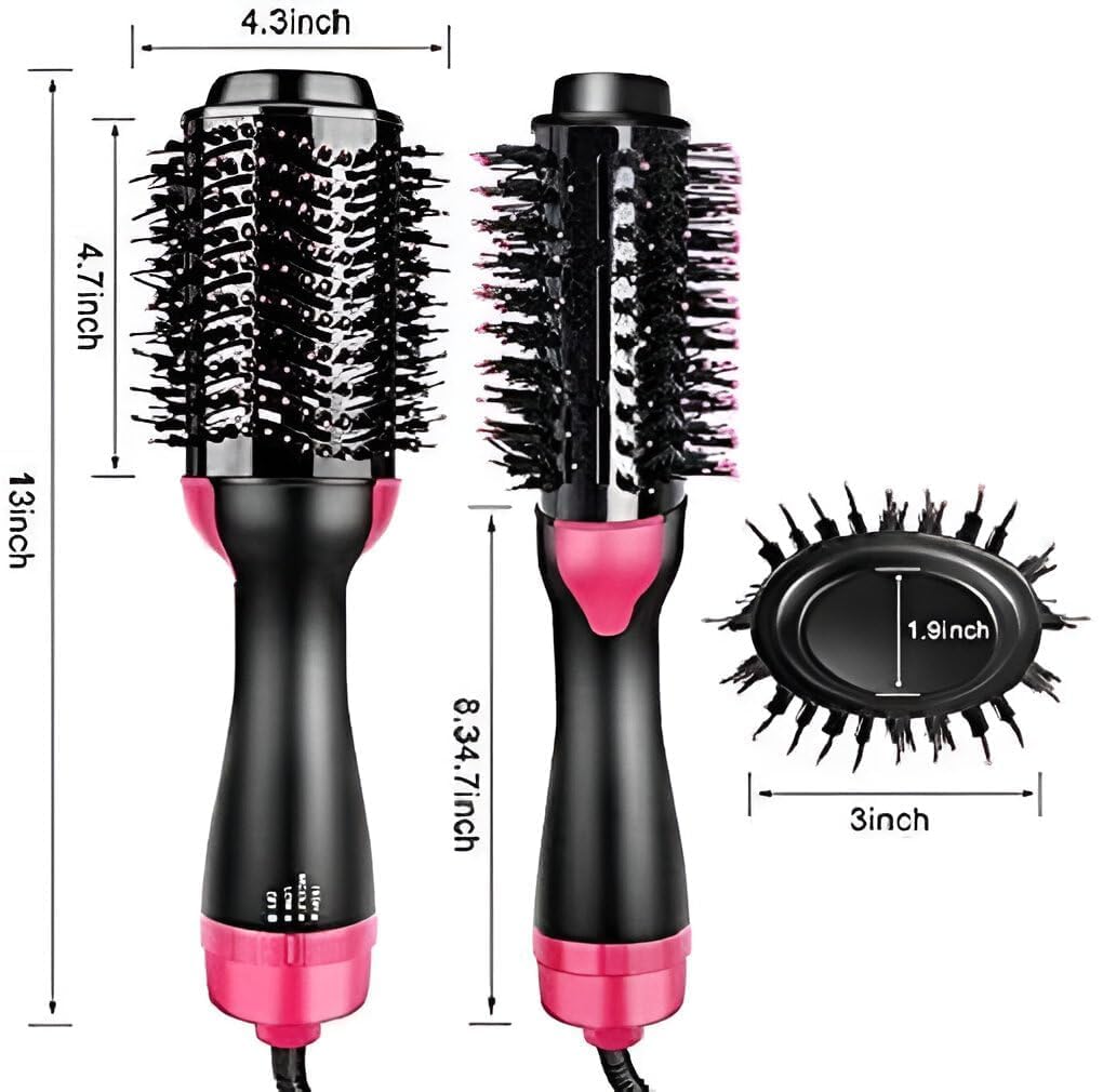 One Step Hot Air Brush | Hair Dryer & Volumizer Styling Brush One Step Hot Air Brush Hair Dryer & Volumizer | 2-in-1 Hair Styling Brush