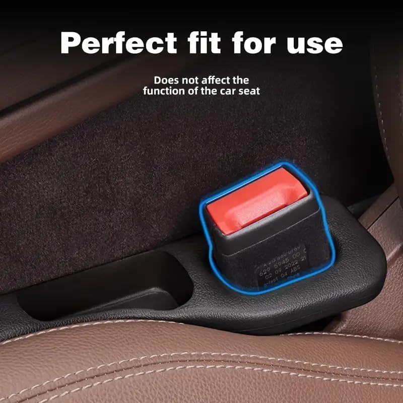 HUPLA Car Seat Gap Filler Organizer Set (4 PCS) – Universal Side Seat Storage Pocket, Anti-Drop Car Gap Organizer for Phone, Keys, Cards & Coins