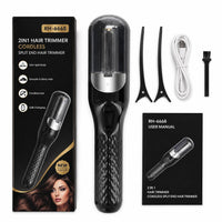 2-in-1 Cordless Split End Hair Trimmer | Rechargeable Hair Trimmer for Removing Split Ends | Portable USB Hair Care Tool for Women