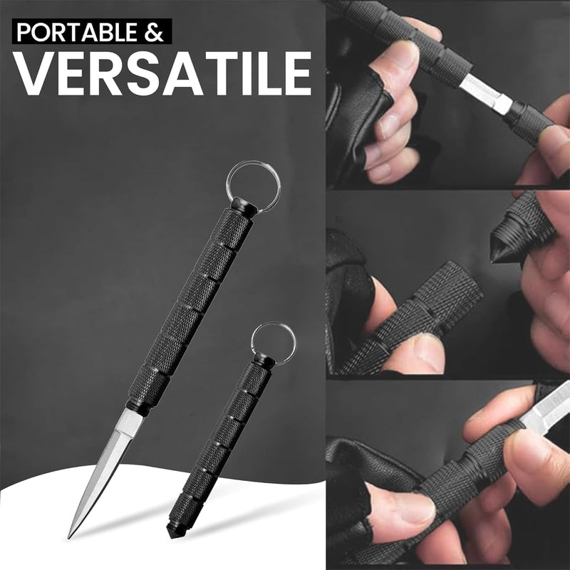 Mini EDC Pocket Knife Keychain | Stainless Steel Portable Utility Knife with Aluminum Case Mini EDC Pocket Knife Keychain | Stainless Steel Portable Utility Knife