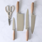 Kitchen Knife 5 IN 1 & Cutlery Holder Stand – Multipurpose Countertop Organizer
