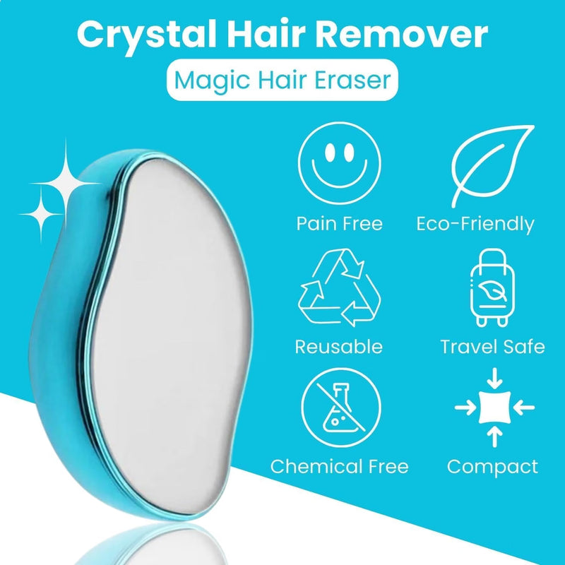 Manual Hair Remover for Women – Gentle Body Hair Removal & Exfoliating Tool, Reusable Skin Smoothing Hair Eraser