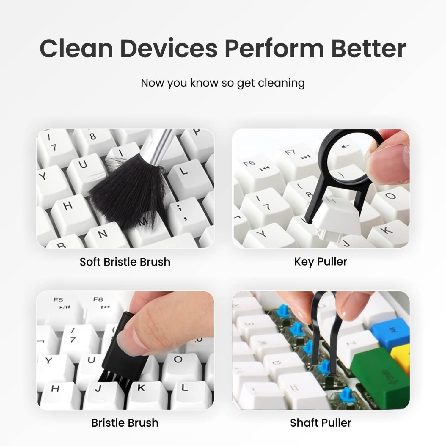 12-in-1 Multi-Function Electronics Cleaning Kit | Keyboard, Earbuds & Laptop Cleaning Tool Set 12-in-1 Electronics Cleaning Kit | Keyboard, Laptop & Earbuds Cleaning Tool Set