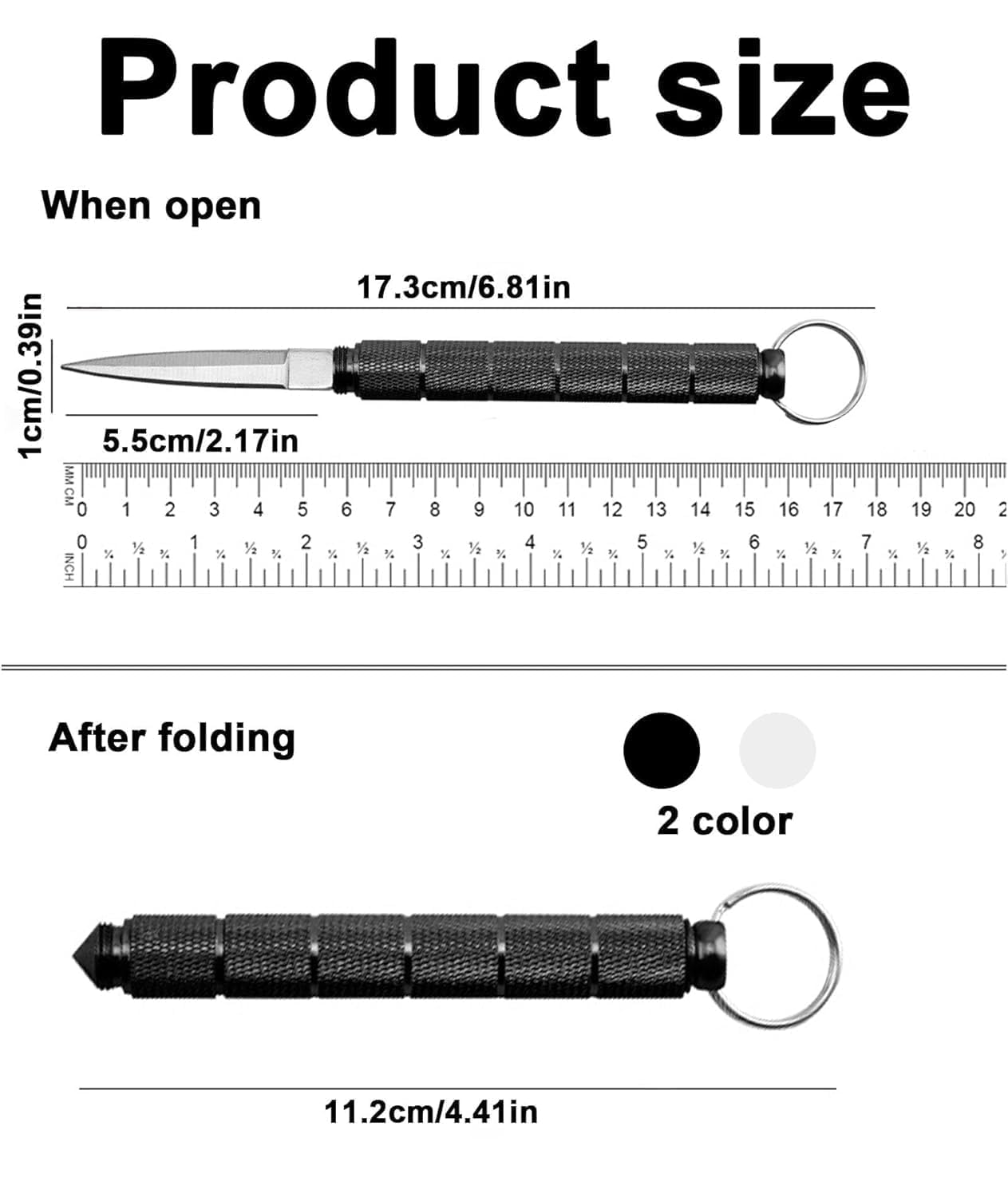 Mini EDC Pocket Knife Keychain | Stainless Steel Portable Utility Knife with Aluminum Case Mini EDC Pocket Knife Keychain | Stainless Steel Portable Utility Knife