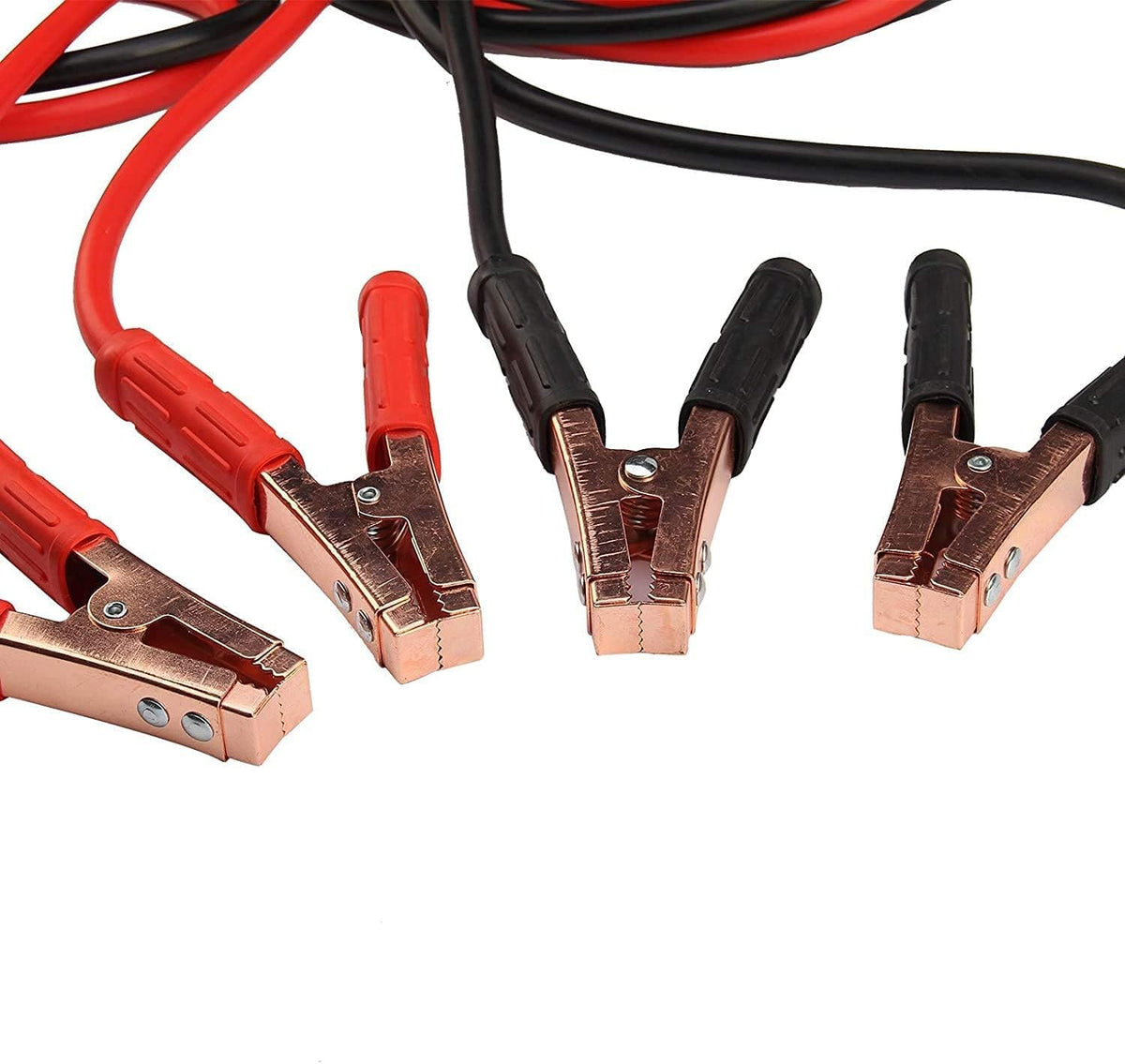500 AMP Heavy-Duty Car Battery Jumper Cables – Red & Black Booster Wires with Insulated Alligator Clamps for Emergency Jump Starting