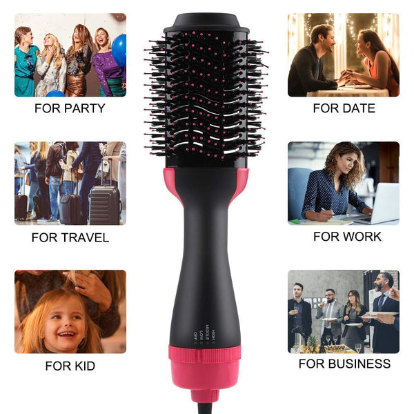 One Step Hot Air Brush | Hair Dryer & Volumizer Styling Brush One Step Hot Air Brush Hair Dryer & Volumizer | 2-in-1 Hair Styling Brush