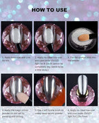 HUPLA 1 Pcs (Silver) Metallic Chrome Nail Powder | Mirror Effect Nail Art Pigment Powder –Silver