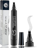 4-Tip Eyebrow Pen – Microblading Effect Brow Contouring Pen for Natural-Looking Eyebrow Definition