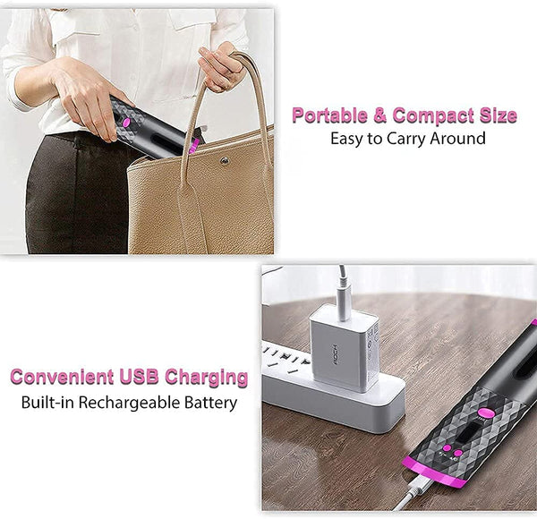 Automatic Hair Curler | LCD Ceramic Auto Curling Iron with Adjustable Temperature Automatic Hair Curler with LCD Display | Ceramic One-Touch Curling Iron