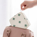 HUPLA Sanitary Napkin Storage Bag for Women & Girls | Portable Waterproof-Style Period Pad Organizer Pouch with Zipper | Floral Print Mini Travel Bag for School, Office & Travel – Multicolour