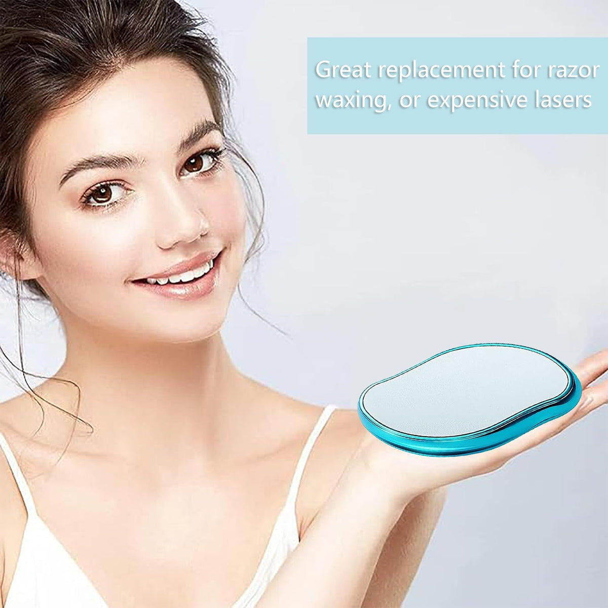 Manual Hair Remover for Women – Gentle Body Hair Removal & Exfoliating Tool, Reusable Skin Smoothing Hair Eraser