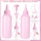 Hair Oil Applicator Bottle with Comb Nozzle – 17cm Scalp Massager & Hair Dye Applicator Bottle for Easy Hair Care