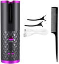 Automatic Hair Curler | LCD Ceramic Auto Curling Iron with Adjustable Temperature Automatic Hair Curler with LCD Display | Ceramic One-Touch Curling Iron