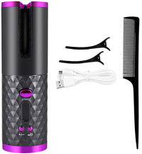 Automatic Hair Curler | LCD Ceramic Auto Curling Iron with Adjustable Temperature Automatic Hair Curler with LCD Display | Ceramic One-Touch Curling Iron