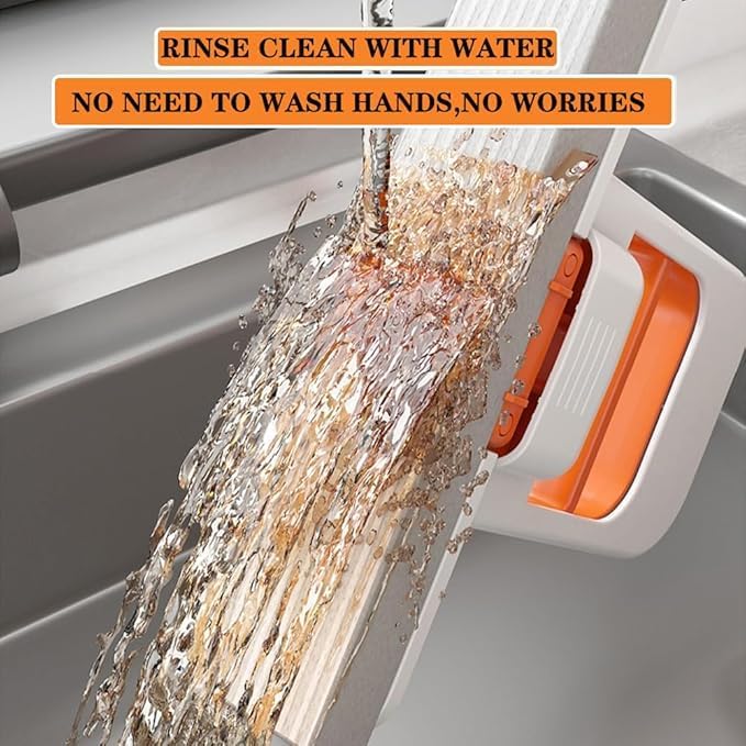 HUPLA Foldable Water Absorbing Cleaning Wiper | Multipurpose Sponge Squeegee for Kitchen, Bathroom & Glass