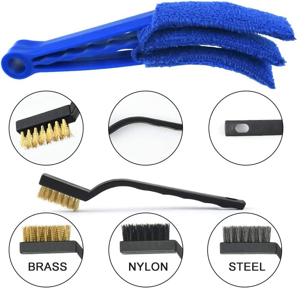 16-Piece Car Detailing Brush & Cleaning Kit – Interior & Exterior Care Set