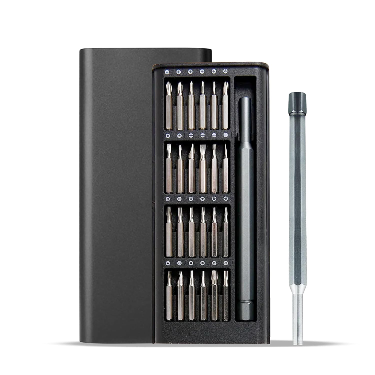 HUPLA 24-in-1 Precision Screwdriver Set | Portable Utility Repair Kit for Mobile, Laptop, Watch & Electronics | Magnetic Bits Toolkit