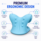 Cervical Neck Stretcher & Support Pillow – Ergonomic Neck Relaxation Device for Home Use