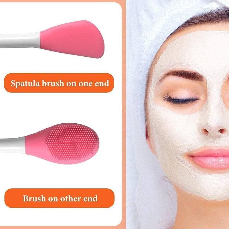 2-in-1 Scalp Massage & Hair Brush – Soft Silicone Scalp Scrubber with Ergonomic Handle for Hair Care & Shampooing