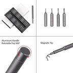 HUPLA 24-in-1 Precision Screwdriver Set | Portable Utility Repair Kit for Mobile, Laptop, Watch & Electronics | Magnetic Bits Toolkit