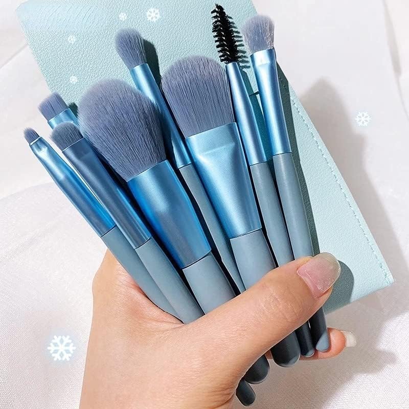 8-Piece Makeup Brush Set for Women – Professional Face, Eye & Brow Makeup Brushes with Soft Bristles