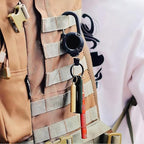 HUPLA Retractable Keychain with Carabiner | Pull-Out Key Holder with Retractable Wire & Key Ring – 1 Pc