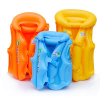 HUPLA Kids Inflatable Swimming Vest with Adjustable Buckle Straps & Neck Support | Lightweight Water Activity Vest for Children | Random Colour – 1 Piece