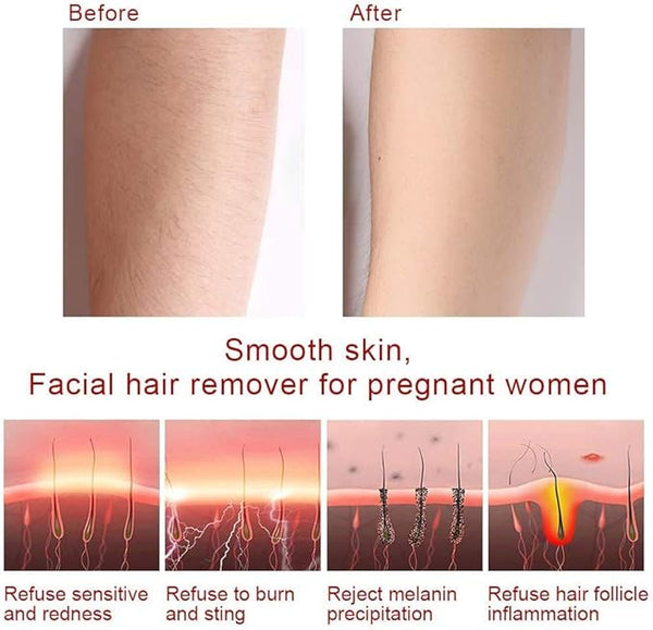 Flawless Precision Facial Hair Remover – Portable Lipstick Design for Women