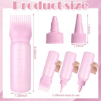 Hair Oil Applicator Bottle with Comb Nozzle – 17cm Scalp Massager & Hair Dye Applicator Bottle for Easy Hair Care