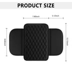 Car Seat Gap Organizer with Cushion Cover – PU Leather Car Storage Box