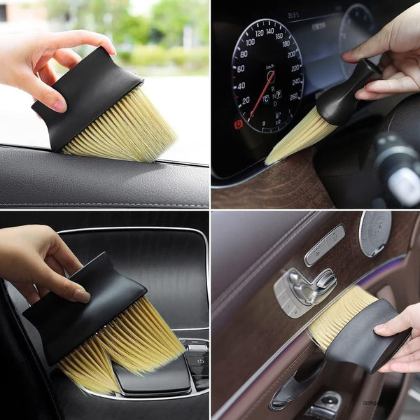 Handheld Multi-Purpose Cleaning Brush – Firm Bristle Scrubbing Brush with Ergonomic Handle for Home & Surface Cleaning