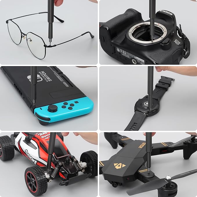 HUPLA 24-in-1 Precision Screwdriver Set | Portable Utility Repair Kit for Mobile, Laptop, Watch & Electronics | Magnetic Bits Toolkit