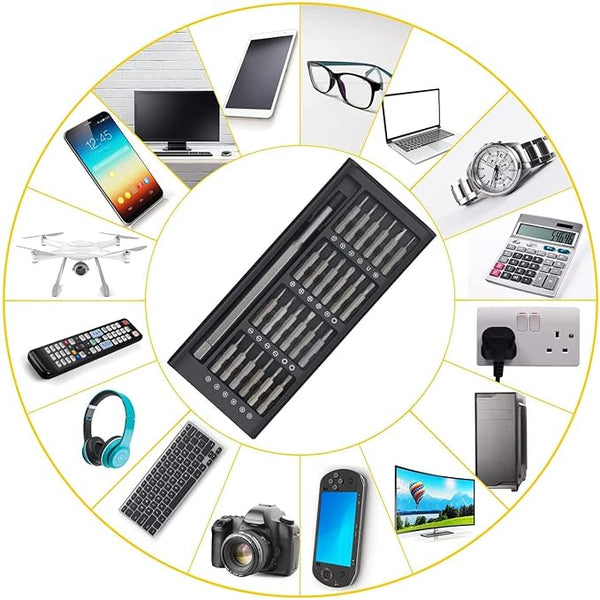 HUPLA 24-in-1 Precision Screwdriver Set | Portable Utility Repair Kit for Mobile, Laptop, Watch & Electronics | Magnetic Bits Toolkit