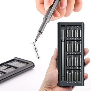 HUPLA 24-in-1 Precision Screwdriver Set | Portable Utility Repair Kit for Mobile, Laptop, Watch & Electronics | Magnetic Bits Toolkit