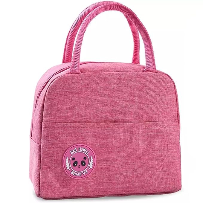 Compact Multi-Purpose Cosmetic & Lunch Bag for Women – Zipper Storage Organizer with Carry Handles