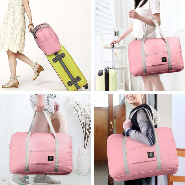 Large Travel Duffle Bag for Women & Men – Lightweight Foldable Overnight Gym & Weekend Bag with Front Pocket