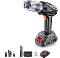 HUPLA Cordless Car Vacuum Cleaner – Rechargeable Handheld Vacuum with Multi-Nozzle Attachments