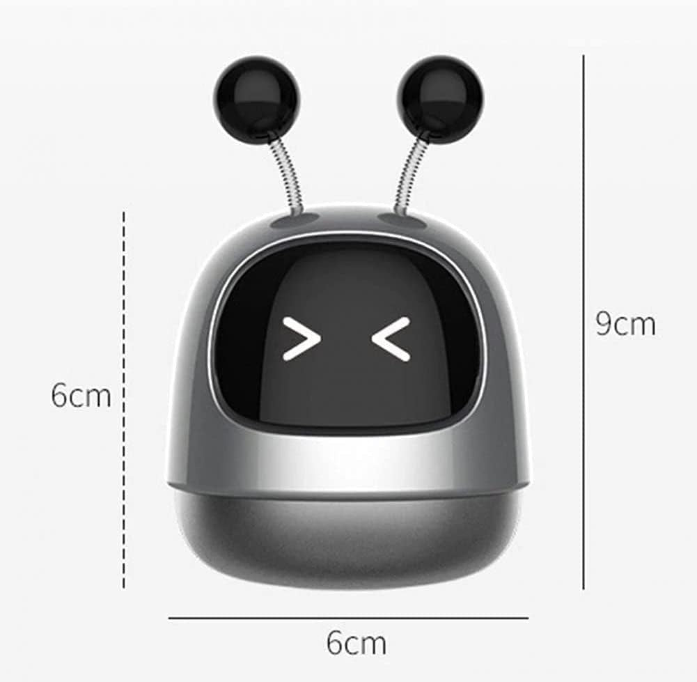 HUPLA Mini Robot Car Air Freshener | Cute Robot Dashboard Fragrance | Compact Car Perfume & Odour Eliminator | Stylish Interior Decor