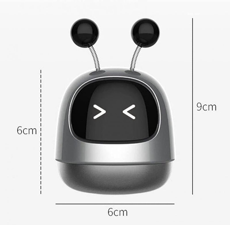 HUPLA Mini Robot Car Air Freshener | Cute Robot Dashboard Fragrance | Compact Car Perfume & Odour Eliminator | Stylish Interior Decor