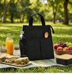 Multi-Purpose Utility Tote Bag with Multiple Pockets & Bottle Holder – Travel, Shopping & Daily Organizer Bag