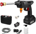 HUPLA Cordless Car Pressure Washer | Rechargeable Portable Water Spray Gun with Extension Rod for Car, Bike & Home Cleaning
