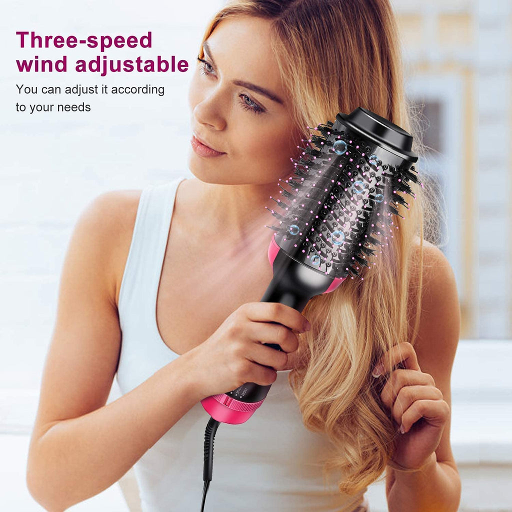 One Step Hot Air Brush | Hair Dryer & Volumizer Styling Brush One Step Hot Air Brush Hair Dryer & Volumizer | 2-in-1 Hair Styling Brush