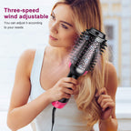 One Step Hot Air Brush | Hair Dryer & Volumizer Styling Brush One Step Hot Air Brush Hair Dryer & Volumizer | 2-in-1 Hair Styling Brush