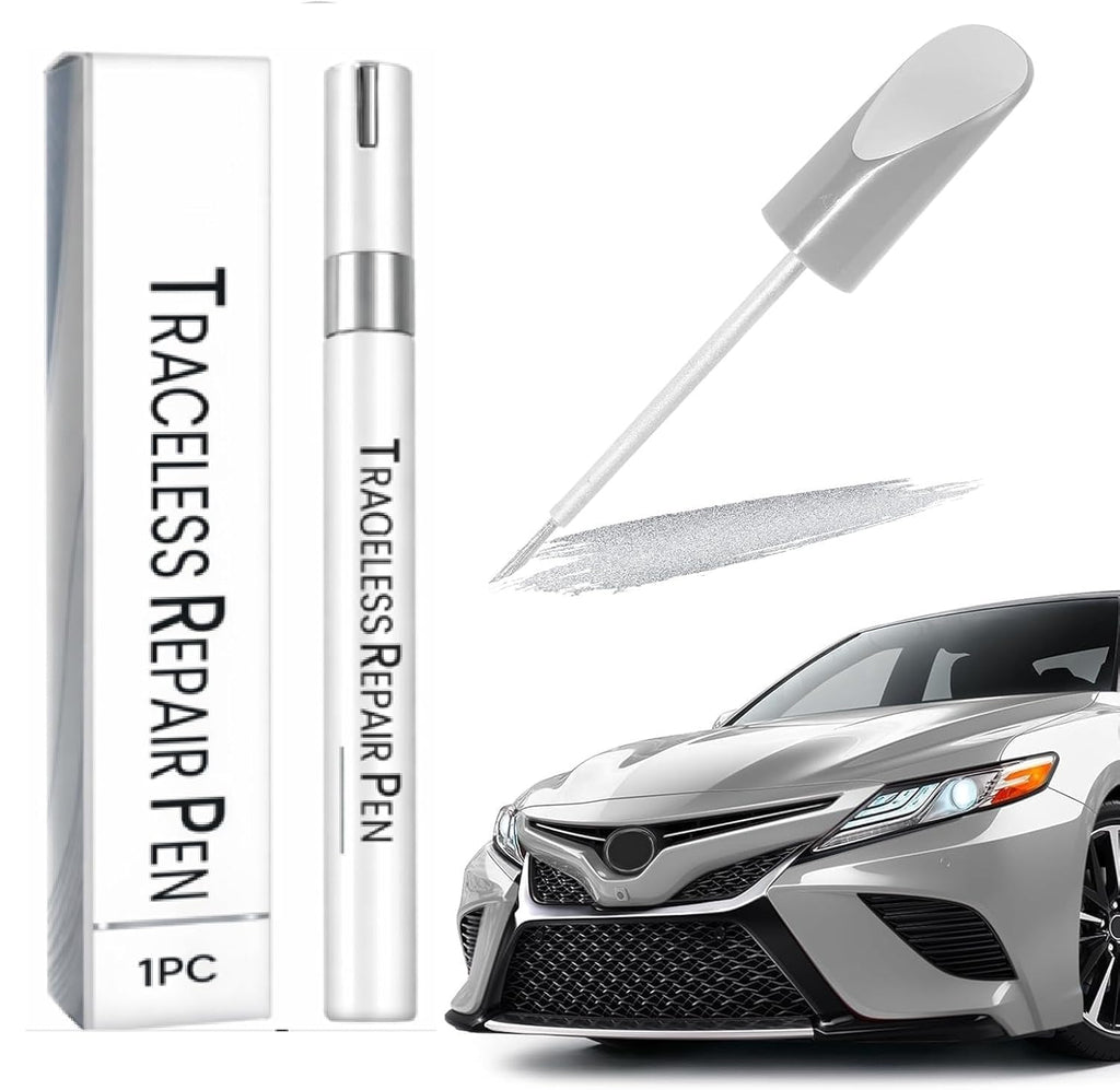 Car Scratch Repair Pen (Silver) – Automotive Paint Touch-Up Applicator for Minor Scratches & Paint Marks