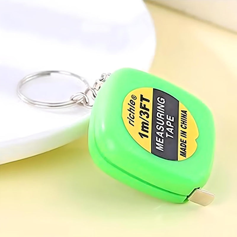 Mini Measuring Tape Keychain (1m / 3ft) | Portable Retractable Ruler | Portable Mini Measuring Tape Keychain (1m / 3ft) – Retractable Pocket Tape Measure with Keyring