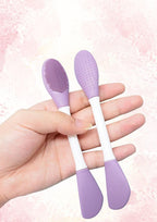 2-in-1 Scalp Massage & Hair Brush – Soft Silicone Scalp Scrubber with Ergonomic Handle for Hair Care & Shampooing