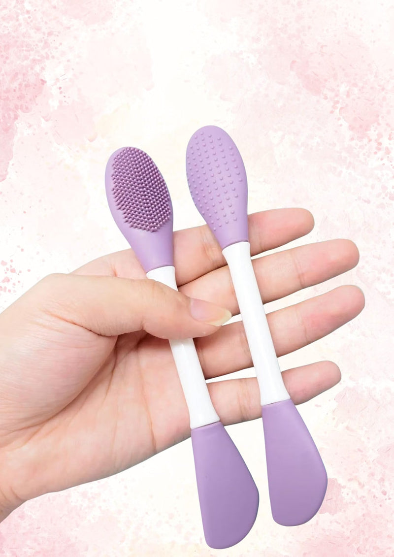 2-in-1 Scalp Massage & Hair Brush – Soft Silicone Scalp Scrubber with Ergonomic Handle for Hair Care & Shampooing