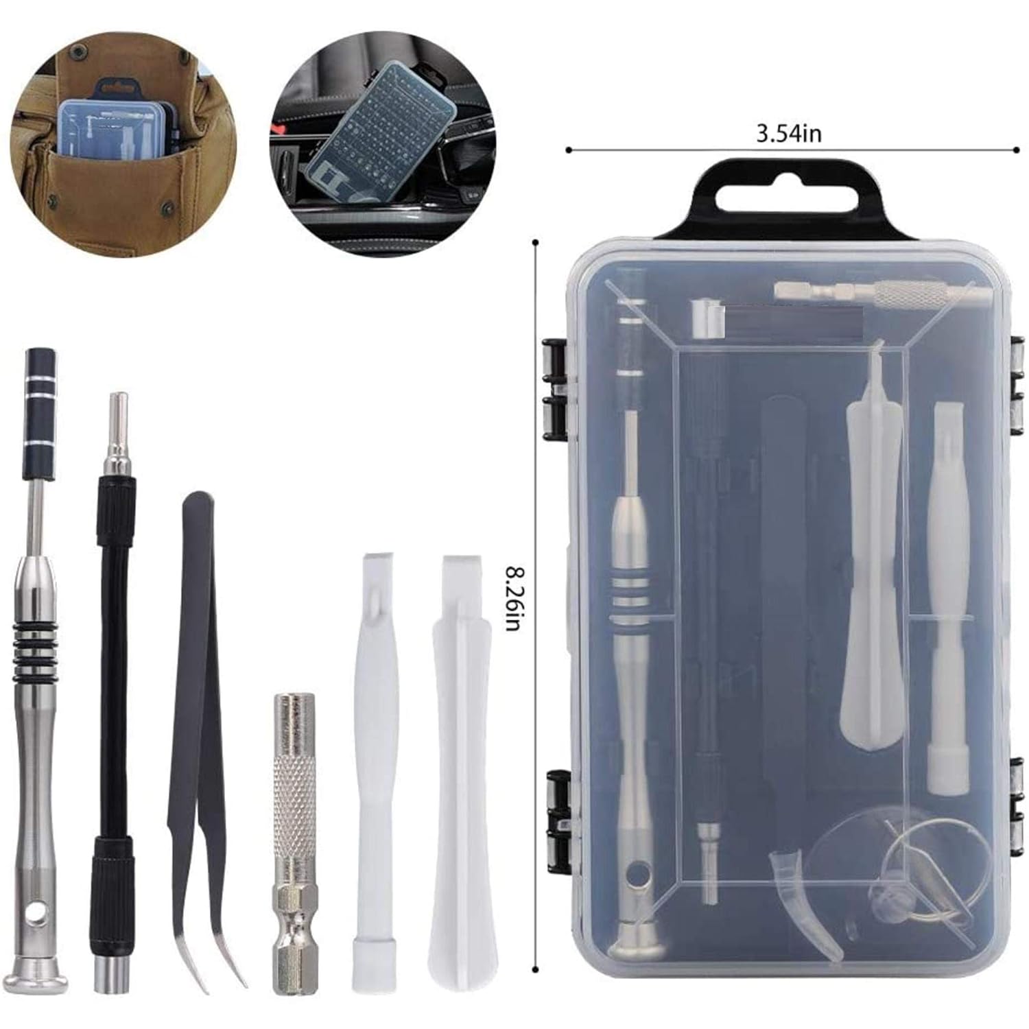 HUPLA 210-in-1 Precision Screwdriver Repair Tool Kit | Magnetic Multi-Bit Screwdriver Set for Mobile, Laptop, Computer, Watch, Camera, Gaming Console & Electronics Repair