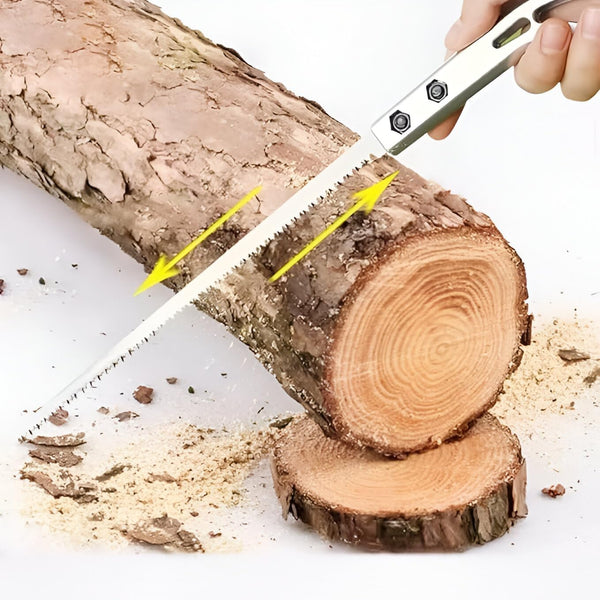 HUPLA 9-Inch Portable Hand Pruning Saw | Manual Wood & Branch Cutting Saw for Gardening & Outdoor Use